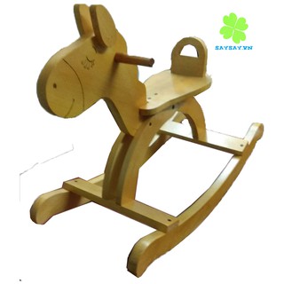 Ngựa gỗ bập bênh cho bé cỡ vừa
