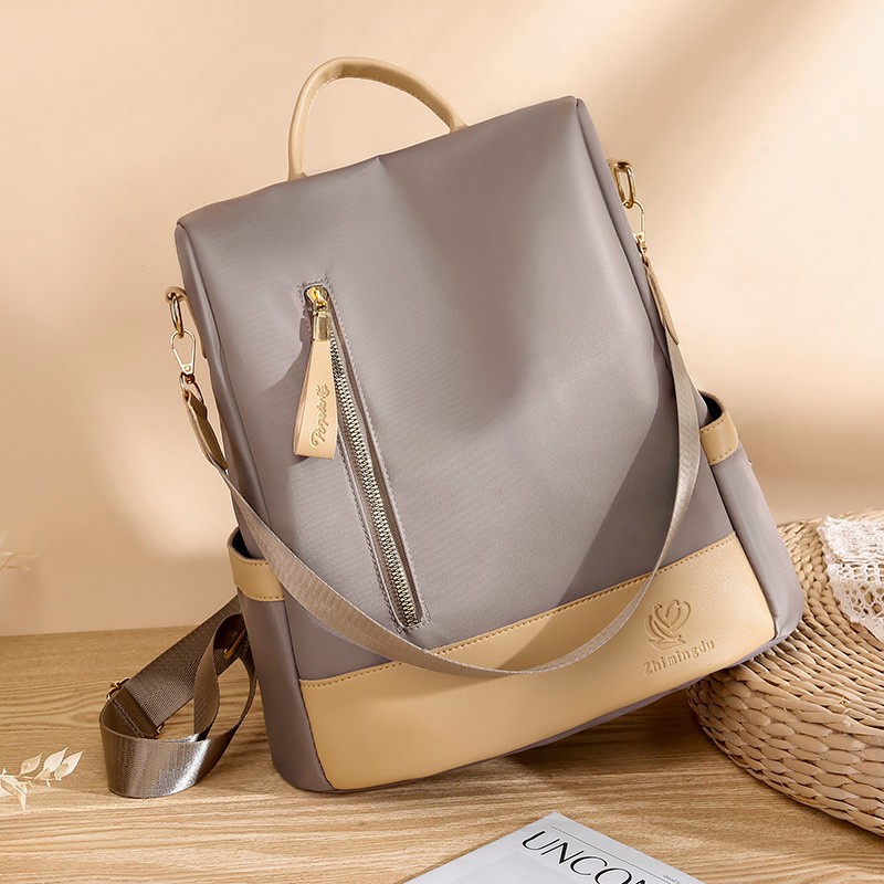 Balo Nữ Đi Học, Balo Du Lịch Ngoài Trời LUXYL Vải Oxford Phong Cách Thời Trang Hàn Quốc BL003