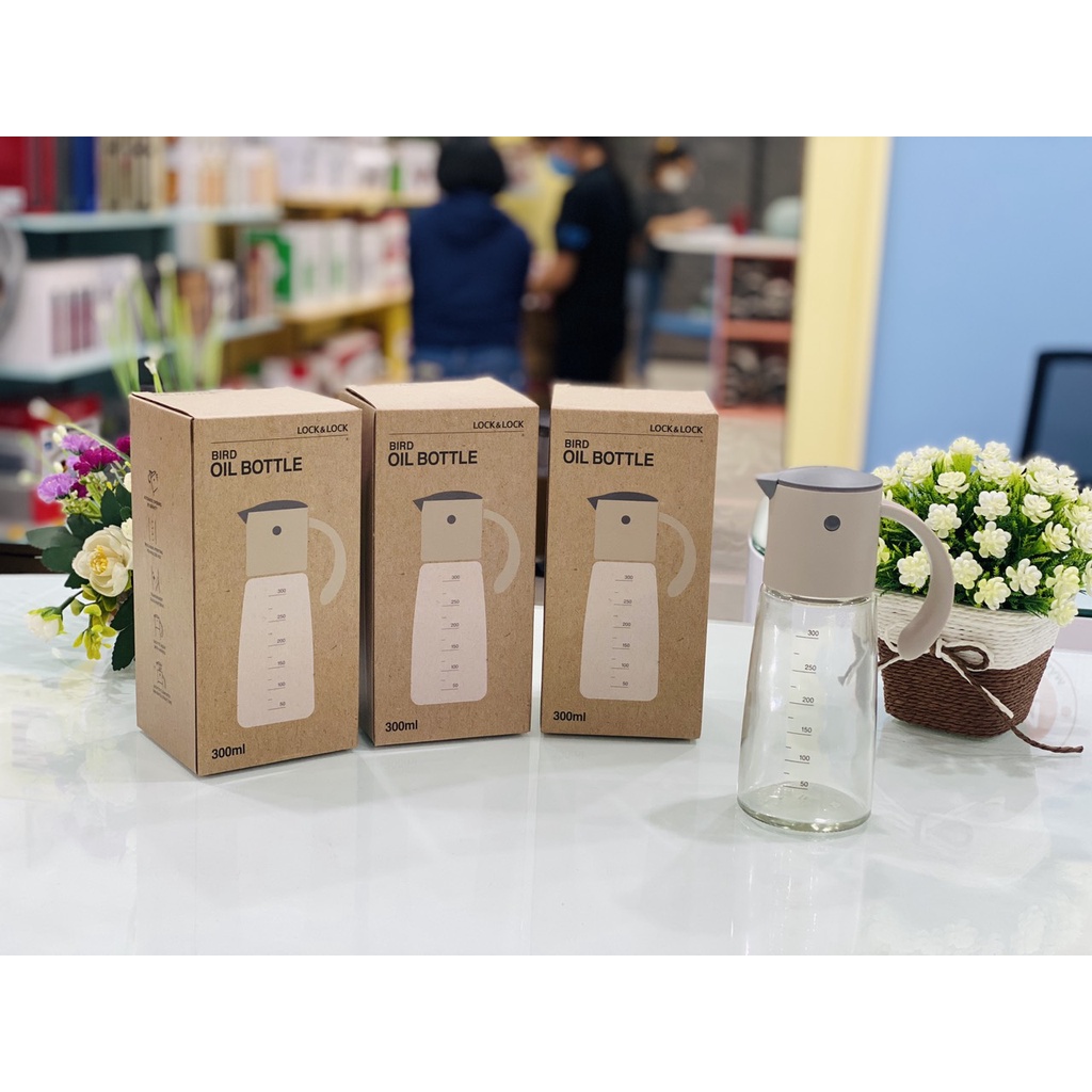 Bình đựng dầu Bird Oil Bottle LocknLock LLG706 300ml
