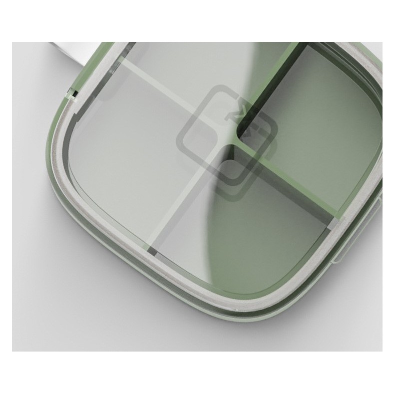 Hộp đựng thuốc mini chia ngăn chống ẩm tiện dụng #C540 (4/6 ngăn)