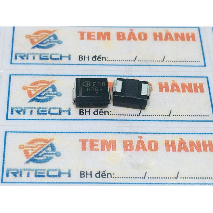 Combo 20 chiếc MBRS360BT3G  Diode 3A 60V DO-214AA/SMB Kí hiệu B36