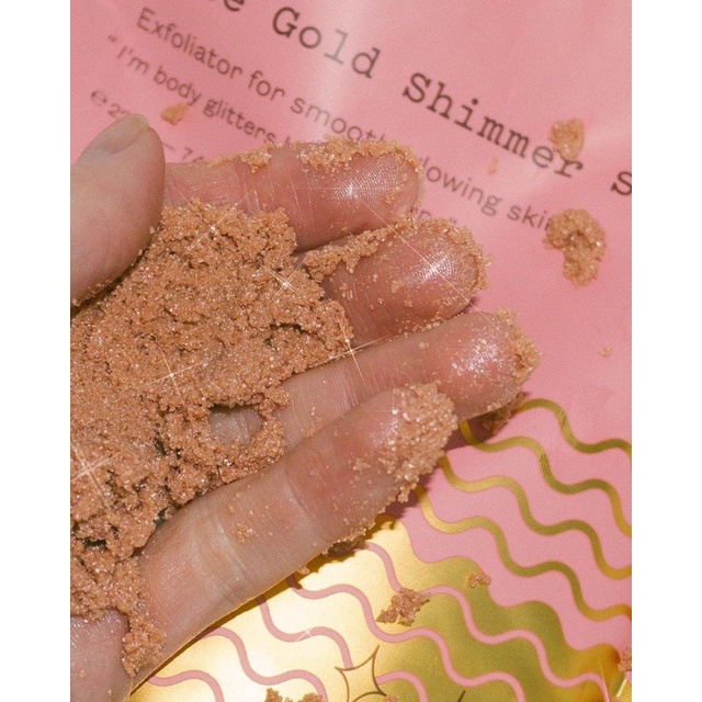Tẩy da chết Frank Body Rose Gold Shimmer Scrub - CHÍNH HÃNG