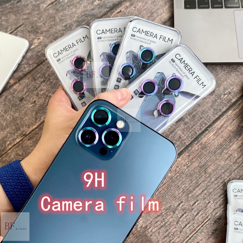 Miếng dán kính camera điện thoại HD bằng kính cường lực và hợp kim nhôm cho IPhone 13 Pro Max 12 12mini 11 11pro