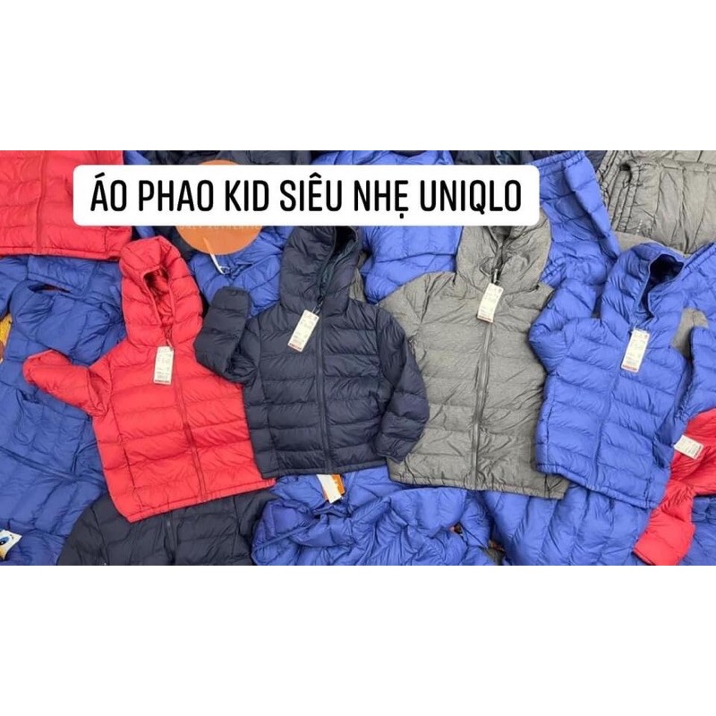 ÁO PHAO SIÊU NHẸ TRẺ EM UNIQLO CHÍNH HÃNG (TAG NHẬT)