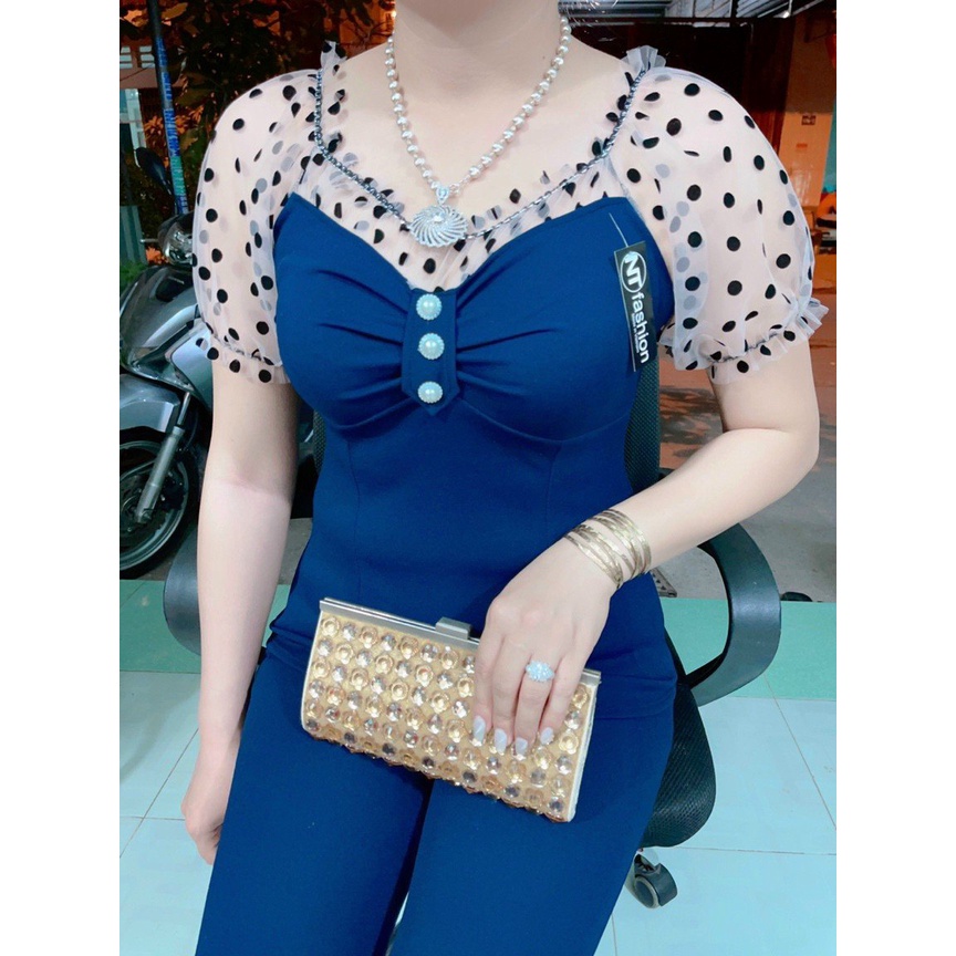 Set bộ nữ mặc nhà thun cát hàn-CAT3N