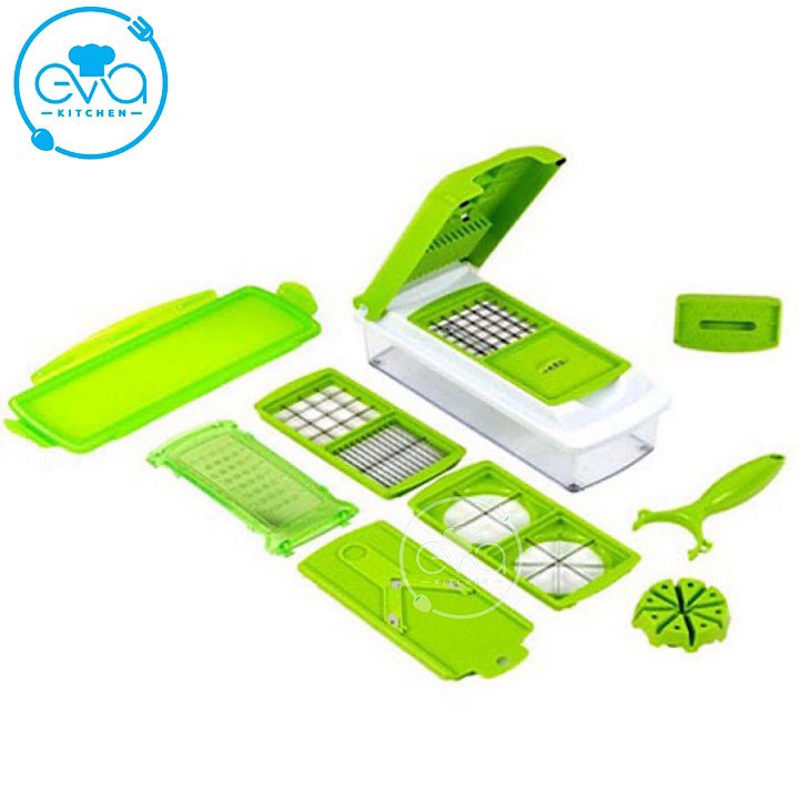 Bộ Dụng Cụ Cắt Rau Củ 10 Món Nicer Dicer Plus Đa Năng