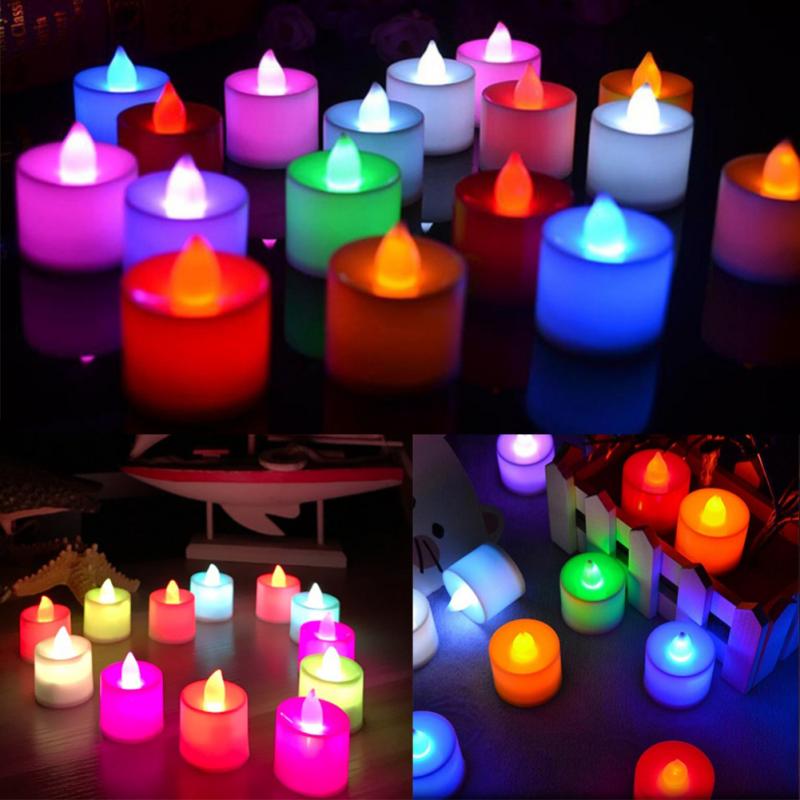 Đèn LED Hình Ngọn Lửa Nhiều Màu Sắc Sáng Tạo Dùng Để Trang Trí Tiệc Cưới/Sinh Nhật