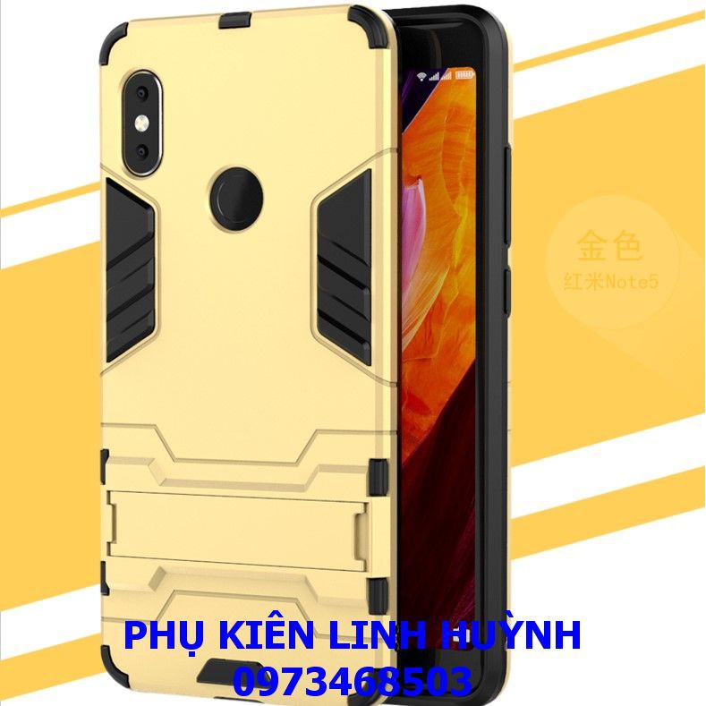 Ốp lưng Xiaomi Redmi Note 5/Note 5 Pro_Ốp lưng chống sốc Iron man