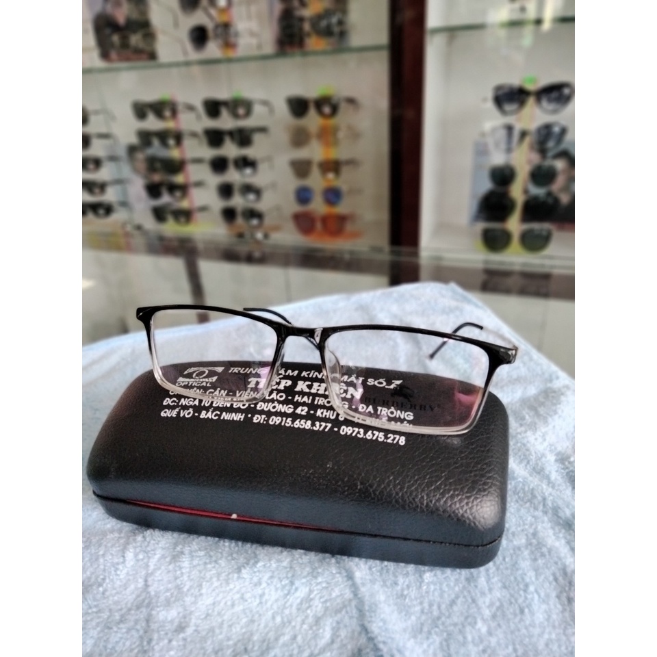 Gọng kính trong suốt ombre