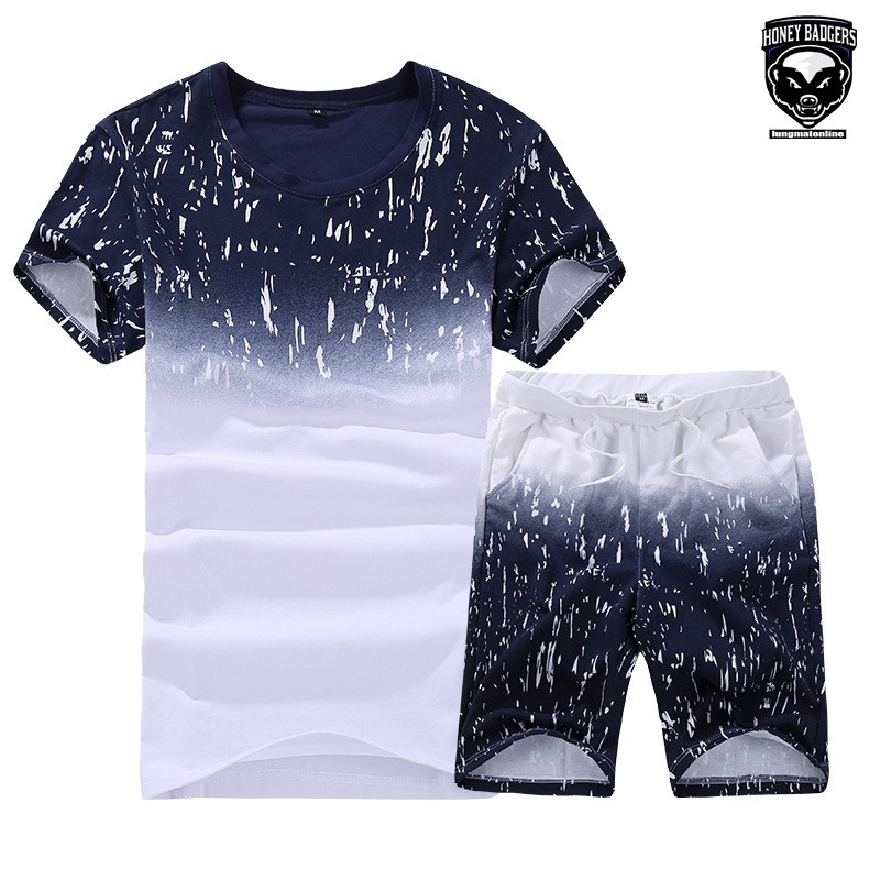 [BỘ NAM HÈ FORM DÁNG ĐẸP] vải co giãn thoáng mát bộ đồ quần áo nam hè cao cấp dáng thể thao tập gym hot trend mới nhất 2 | BigBuy360 - bigbuy360.vn