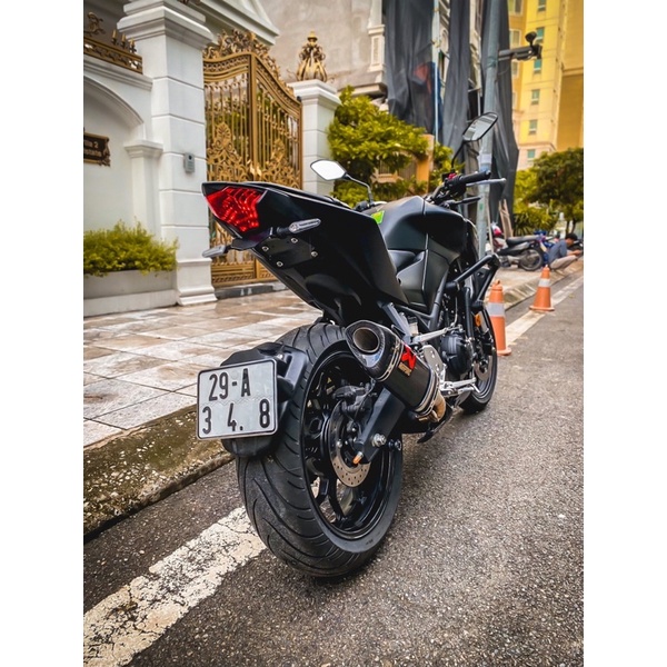 Dè chắn bùn kèm pad biển kiểu MT09 dành cho Yamaha MT03 và R3