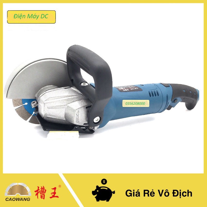 Máy cắt rãnh tường 1 lưỡi Caowang CW1330 - Tặng kèm bơm nước Công suất 1400W