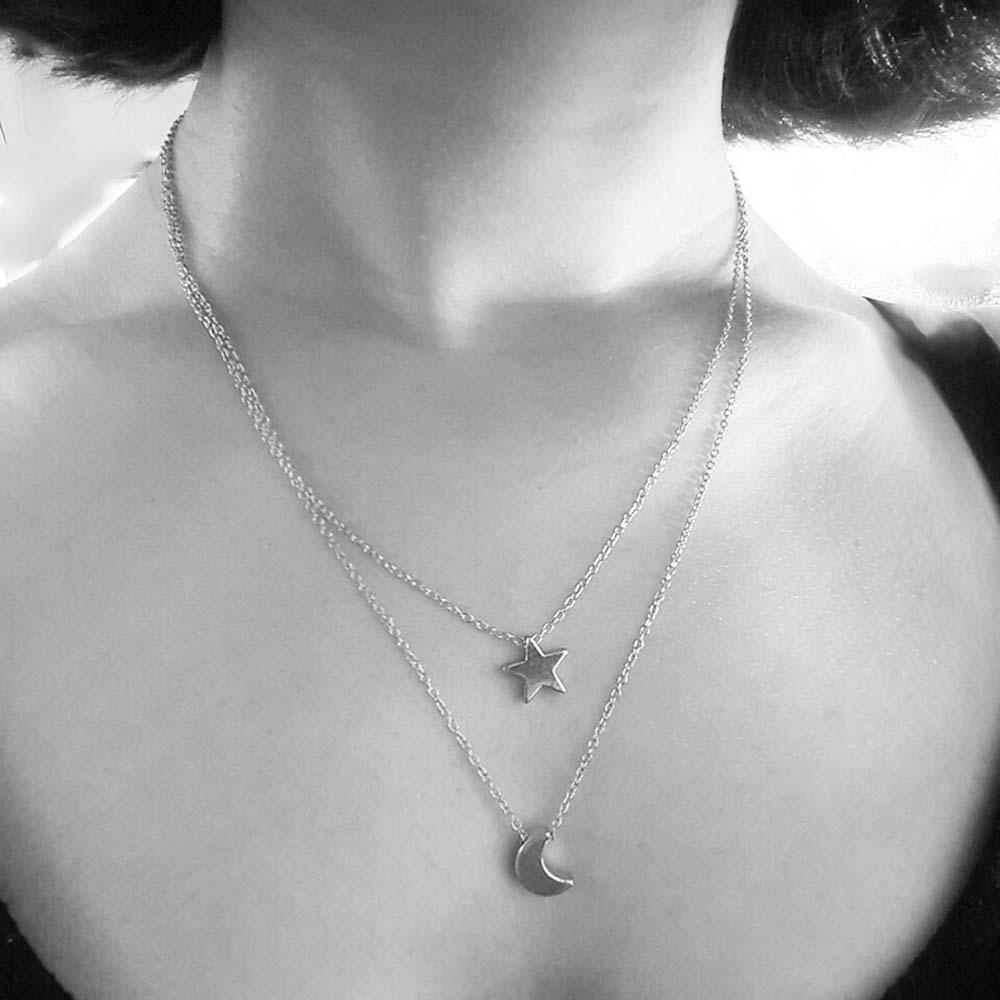 Dây Chuyền Nhiều Lớp Đính Đồng Xu Và Khóa Độc Đáo Cho Nữ