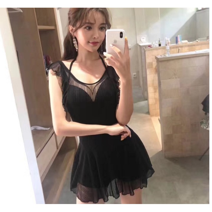 Đồ bơi kín đáo đi biển 💝QUEEN BIKINI💝 Bikini 1 mảnh Quảng châu Đồ bơi nữ kín đáo liền thân Bikini váy ren BIK006 | BigBuy360 - bigbuy360.vn