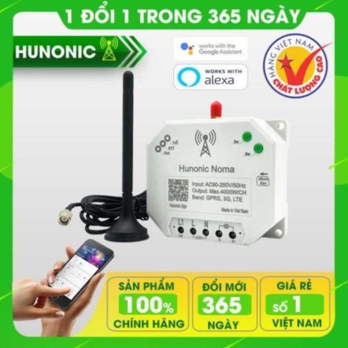 [BH 12 THÁNG] Công Tắc Noma - Điều khiển mọi thiết bị từ xa qua điện thoại dùng Sim│Điều khiển không cần Wifi