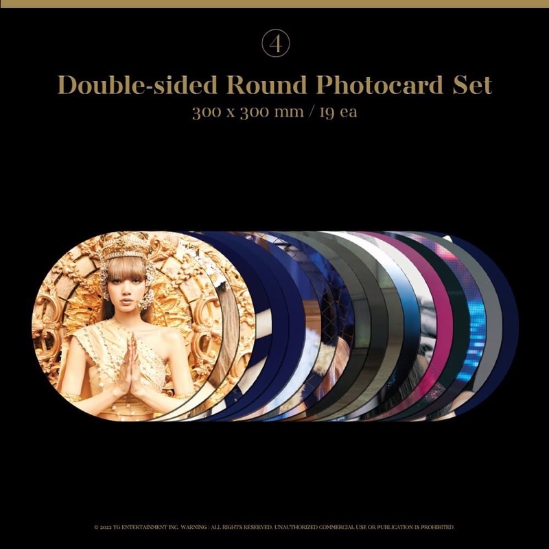 Bộ sưu tập ảnh LALISA GOLD VINYL LP