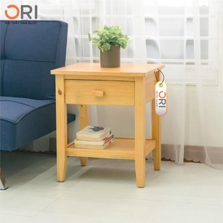 Kệ Tủ đầu giường SARA gỗ thông cao cấp thương hiệu ORI NỘI THẤT HÀN QUỐC