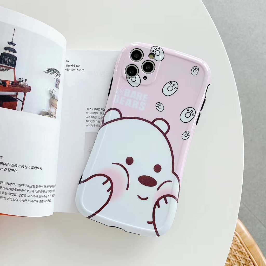 Bare bear Ốp điện thoại dành cho iPhone11 11Promax 7Plus 7 8 8  X XR XSmax SE2020 Ốp lưng Ốp Iphone  Ốp mềm mại vỏ điện thoại Ốp | BigBuy360 - bigbuy360.vn