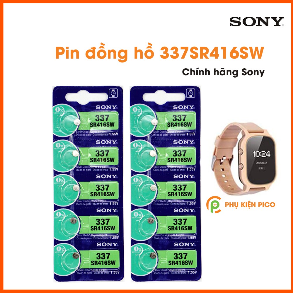 Pin Sony dùng cho pin đồng hồ, pin chìa khóa ô tô, pin chìa khóa xe máy chính hãng Sony Nhật Bản 1 viên 1.55V 3V