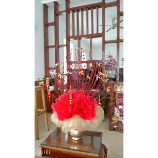 giấy lụa làm nụ tầm xuân 1 xấp