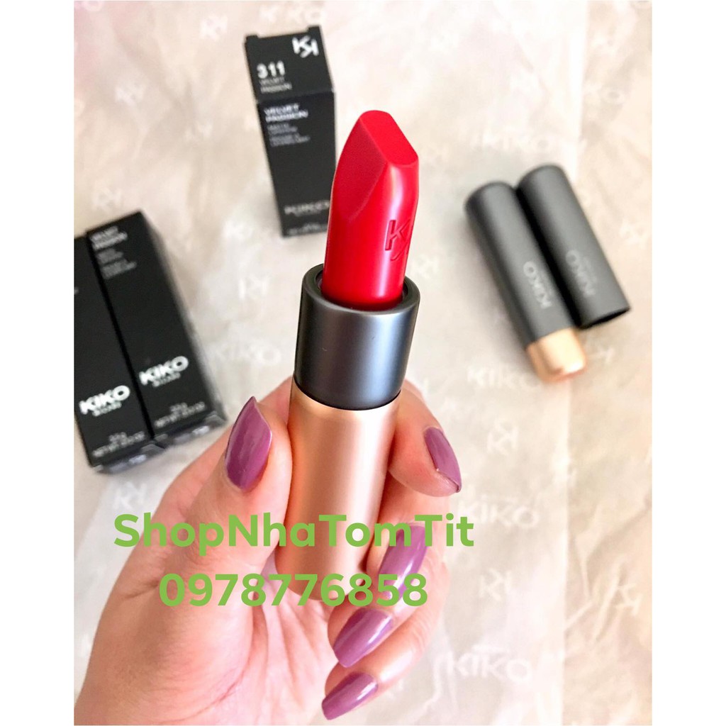 [sale] SON KIKO VELVET PASSION MATTE LIPSTICK