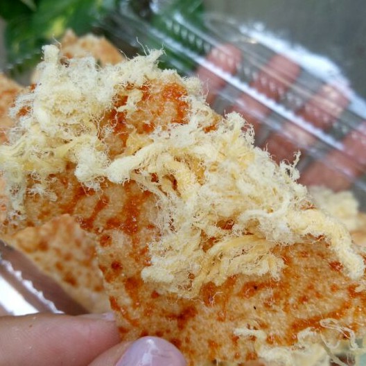 BÁNH TRÁNG NƯỚNG CHÀ BÔNG - đựng túi