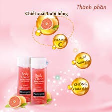 SỮA TẮM GIẢM MỤN - NEUTROGENA - NEUTROGENA BODY CLEAR BODY WASH PINK GRAPEFRUI