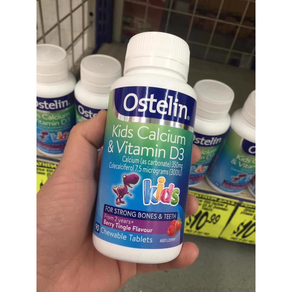 canxi Ostelin Vitamin D & Calcium Kids 90 viên