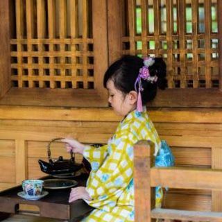 Bộ Kimono Cách Tân Bé Gái