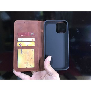 Bao da/ốp lưng nắp gập kèm ví tiện lợi cho IP 6 6S 6PLUS 7 8 7PLUS 8PLUS X XSMAX 11 11PROMAX