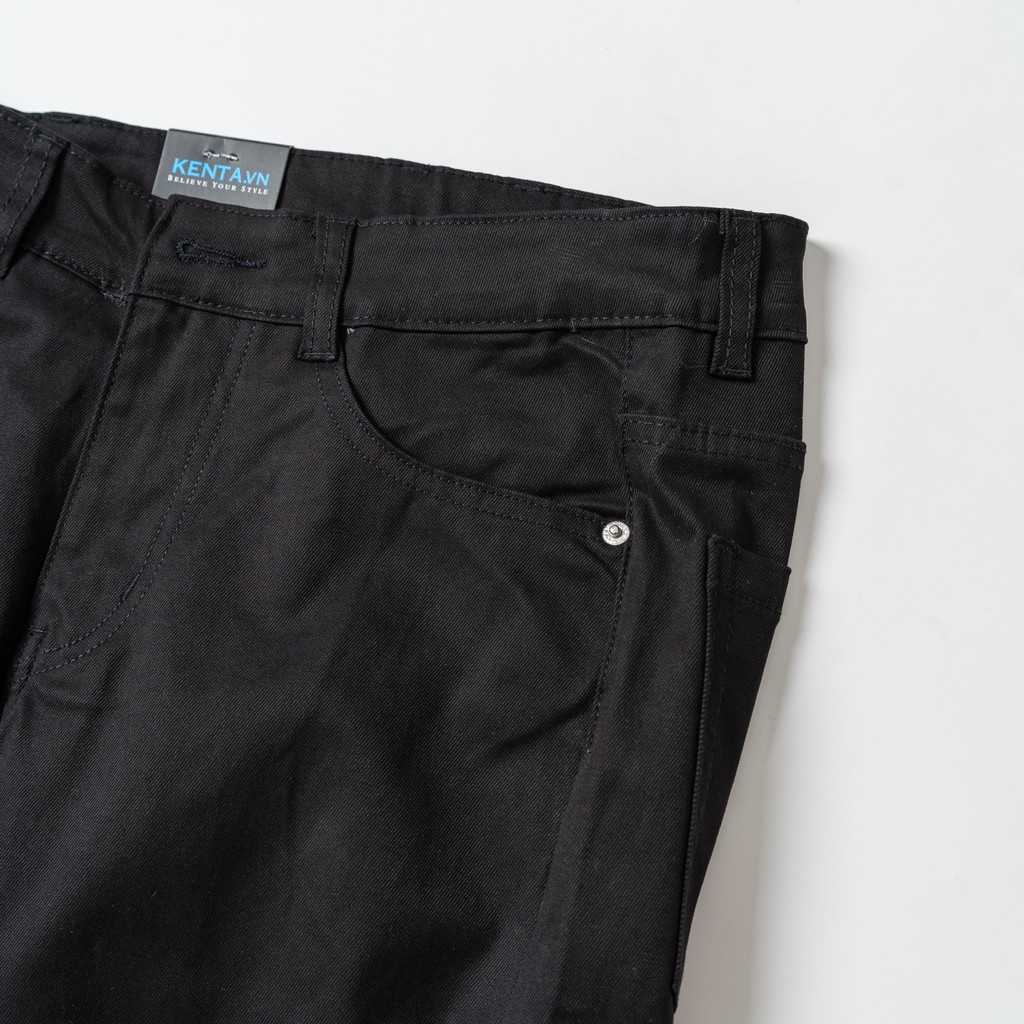 Quần Kaki Nam Kenta Đen QKK0034