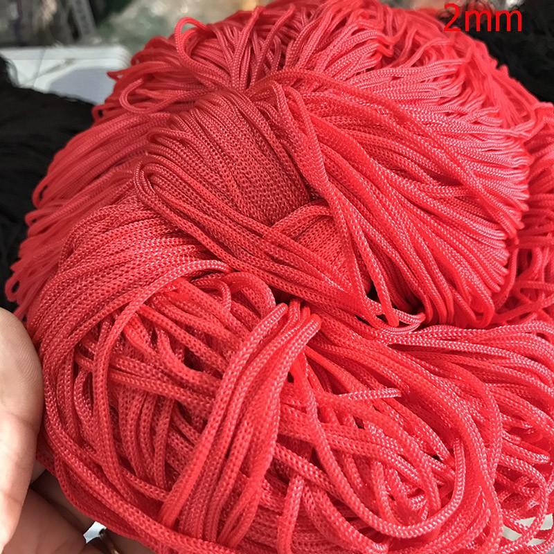 DM - Dây mịn thắt vòng, may túi xách,làm dây treo  -không co giãn - đóng gói 400 - 600 gram/ bó