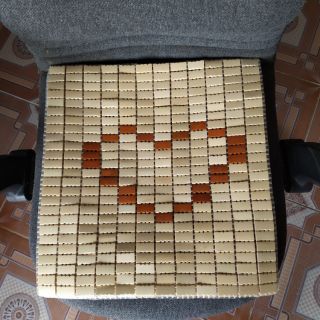 Chiếu trúc lót ghế văn phòng ghế chơi game ghế oto kt 40 x 40cm ngồi cho mát