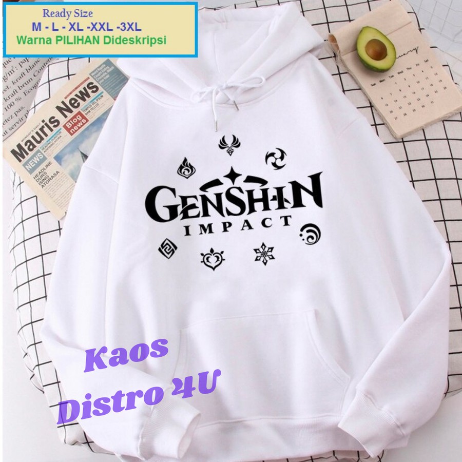 Mẫu áo Hoodie in hình Diluc Xiao Zhan Genshin Impact 2 độc đẹp giá siêu rẻ | OTAKU STORE