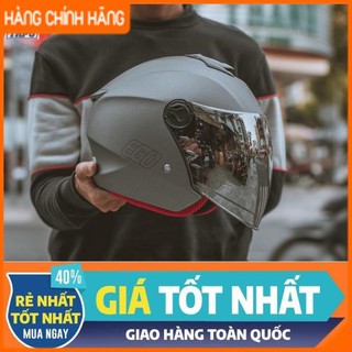 [CHÍNH HÃNG] MŨ BẢO HIỂM 3/4 EGO E3 XÁM
