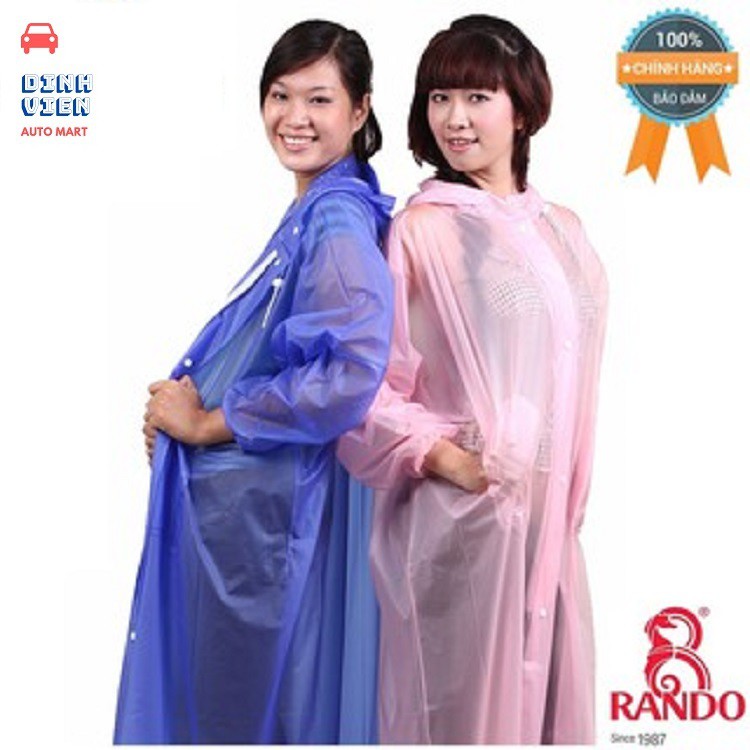 [ Tiện ích] Áo mưa Rando Poncho Dây Kéo trong màu APPC-09 che chở người thân yêu của bạn