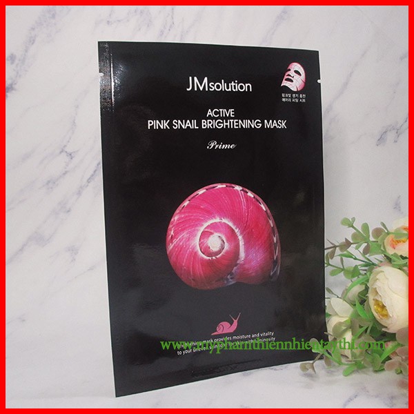 Mặt Nạ JM Solution #ỐcSênHồng Pink Snail