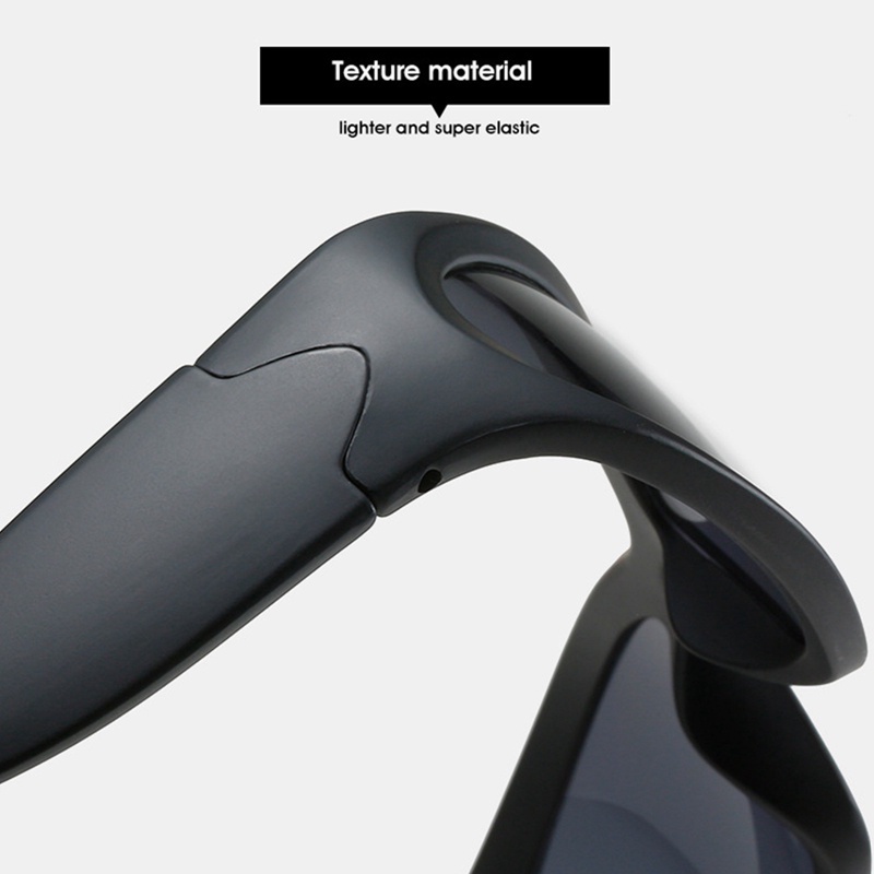 Kính Mát Hình Chữ Nhật Chống Tia UV400 Phong Cách Hip Hop Thời Trang Cho Nam Và Nữ