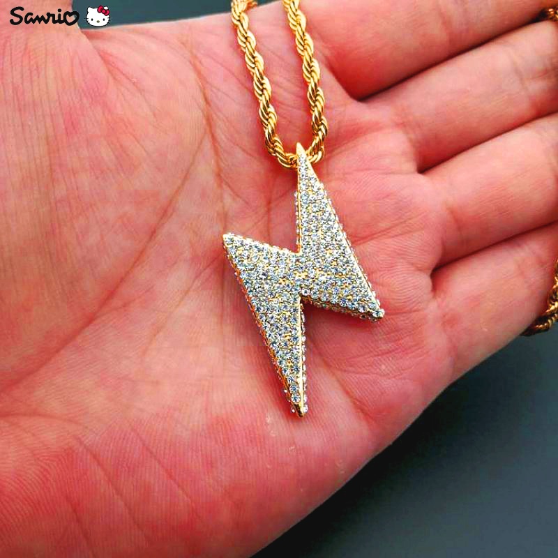 Vòng cổ Dáng Dài Đính Đá Phong Cách hip hop Thời Trang Cho Nam Và Nữ