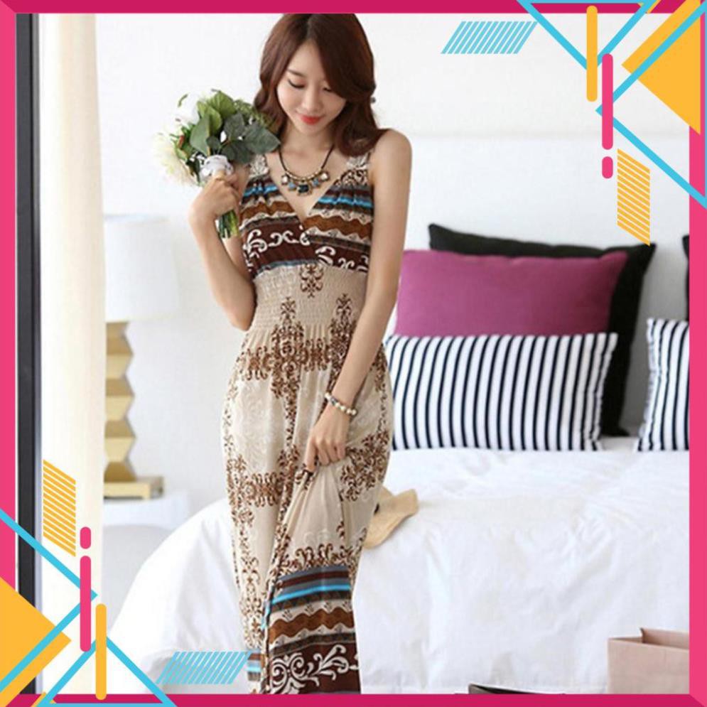 Đầm Maxi Thun Lụa Mềm Mại giason