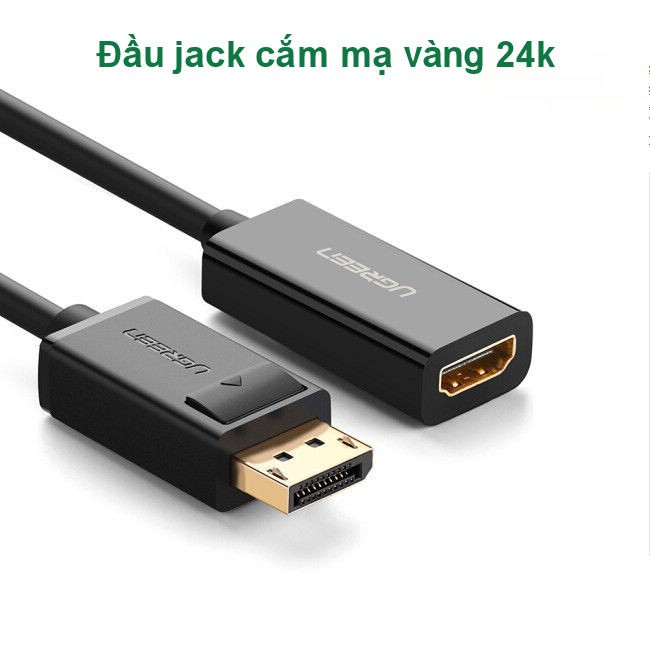 Cáp chuyển đổi DisplayPort sang HDMI hỗ trợ Full HD UGREEN 40362