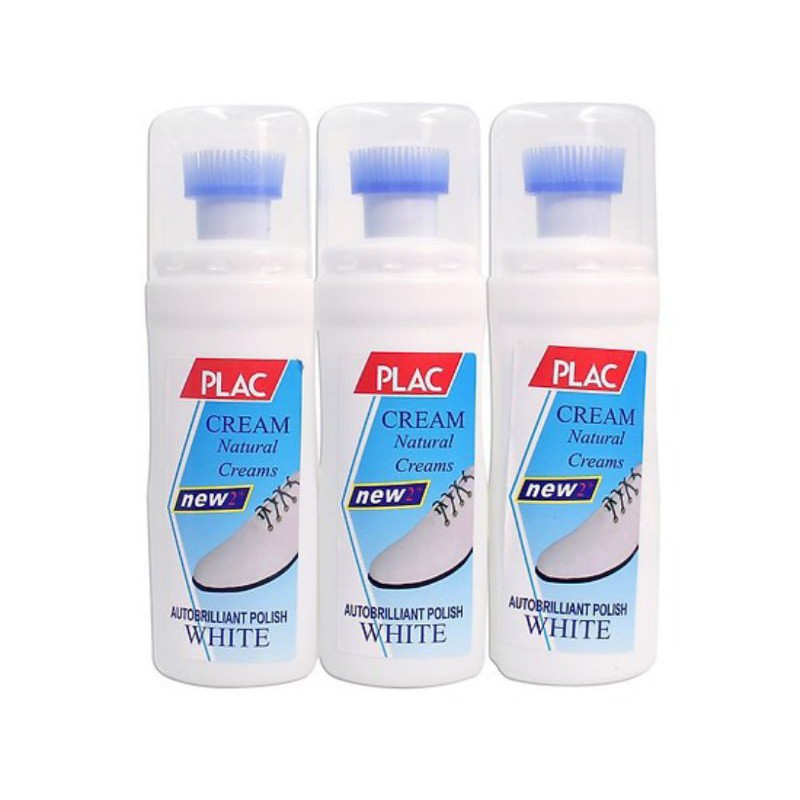 Chai Tẩy Trắng, Vệ Sinh Giày, Túi xách, đồ da có đầu cọ Plac 100ml