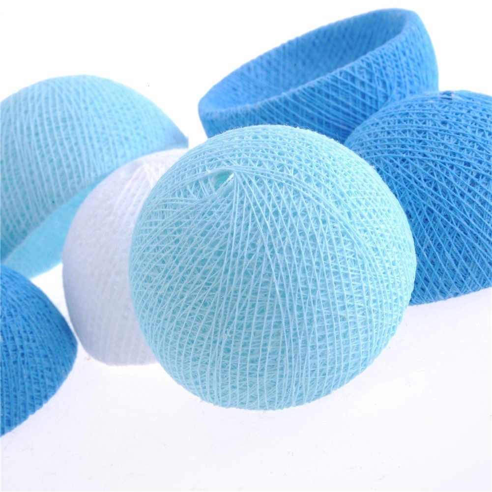 Dây đèn led 20 bóng đầy màu sắc trang trí tiệc