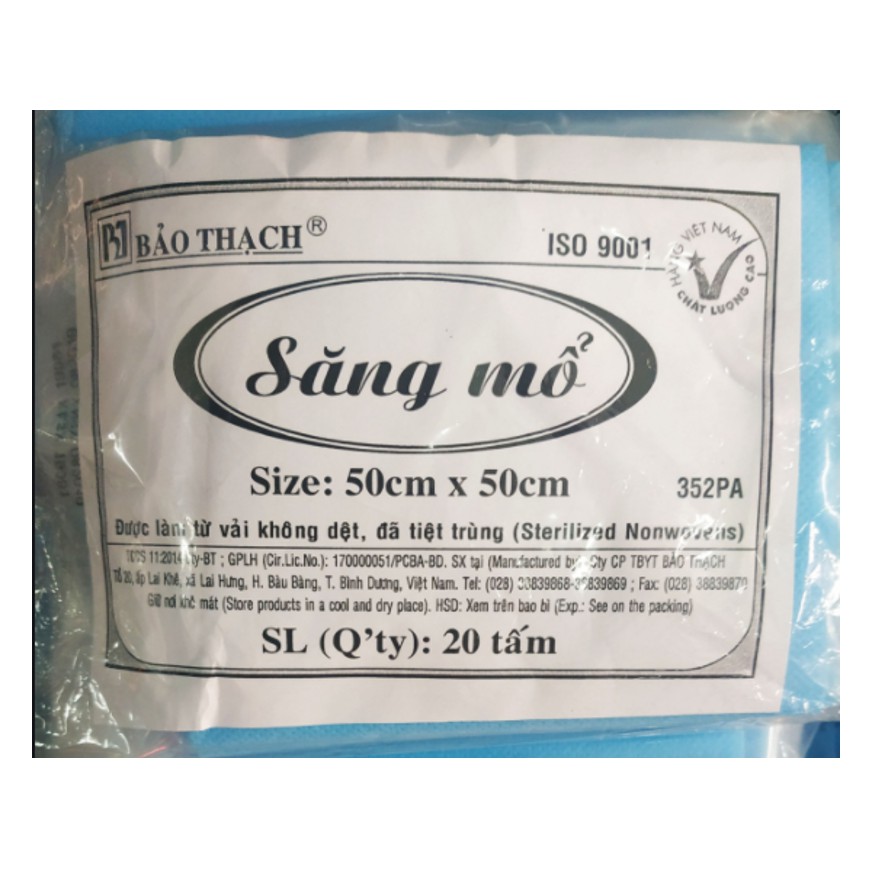 (Q1-HCM) Săng Mổ Bảo Thạch | Săng Mổ (20 Miếng)