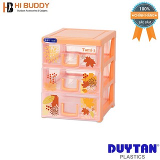 Tủ Nhựa mini Duy Tân Tomi-S 3 ngăn – Đủ Màu (15,5 x 19 x 21 cm) No.1136/3