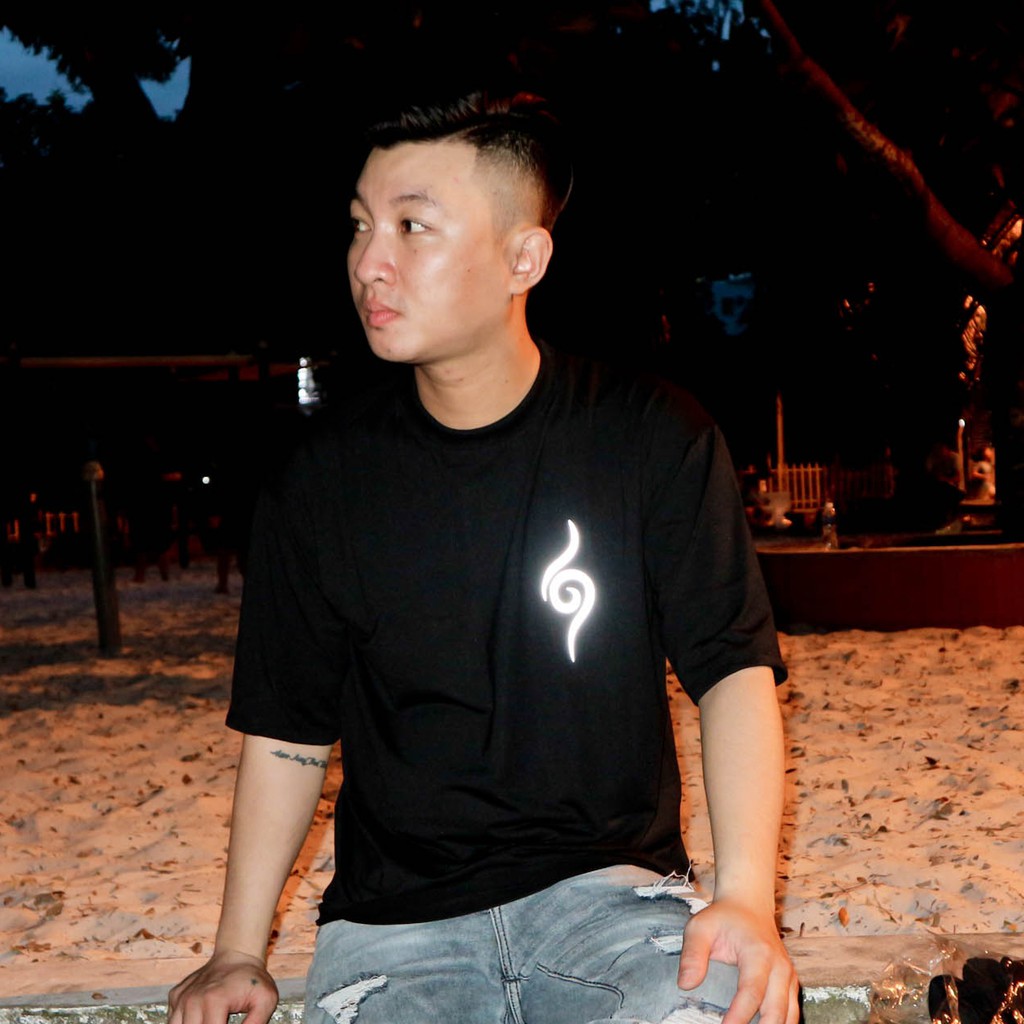 Áo thun phản quang tay lỡ nam nữ kakashi 2