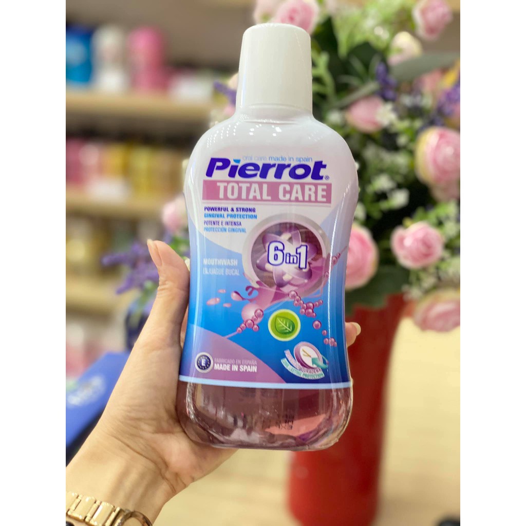 Nước súc miệng chăm sóc răng toàn diện 6 trong 1 Pierrot 500ml