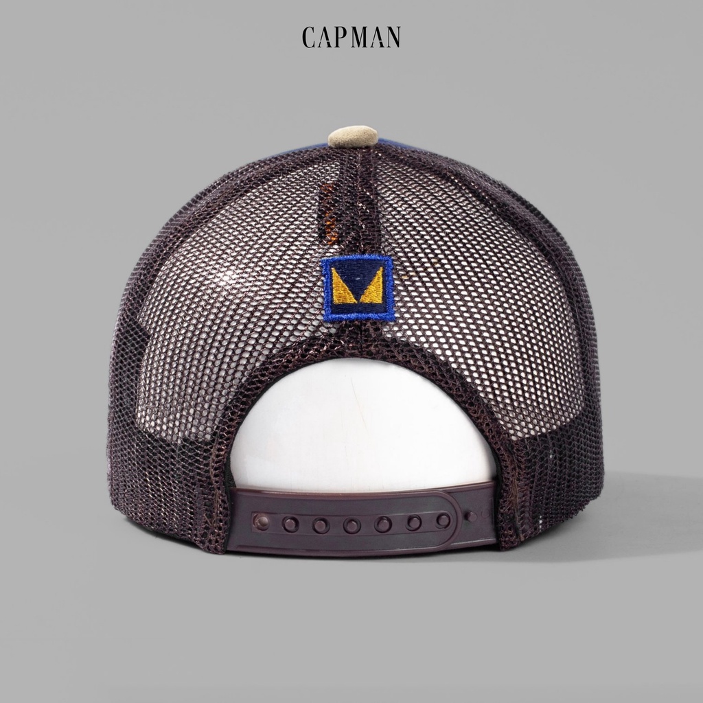 Mặc gì đẹp: Trẻ trung với Mũ lưỡi trai chính hãng CAPMAN phom dáng thể thao vải da lộn CM05