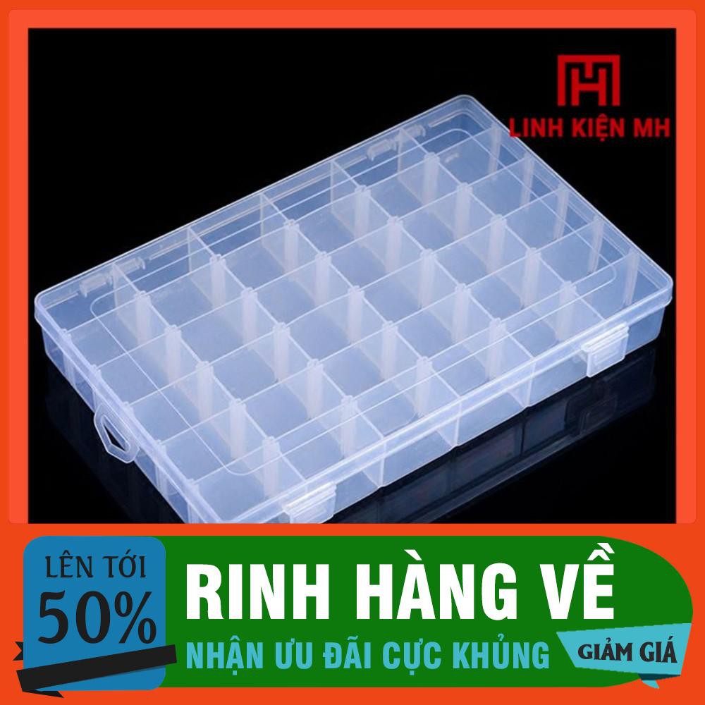 Hộp Đựng Linh Kiện Điện Tử 36 Ngăn - linhkienmh