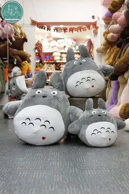 Gấu bông totoro tim mềm mịn kích thước 35cm